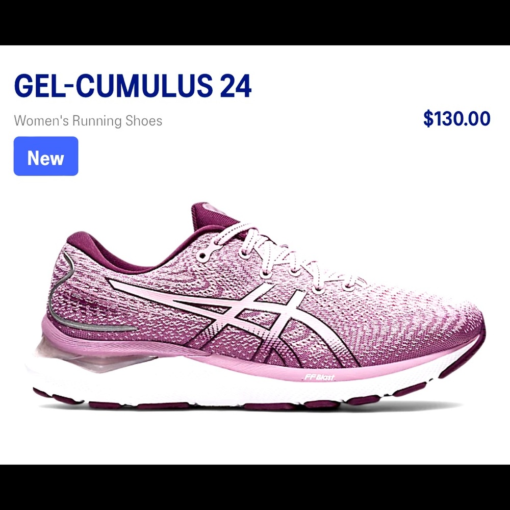 Asics Womens Gel Cumulus 24 Size 7.5 Running Shoes